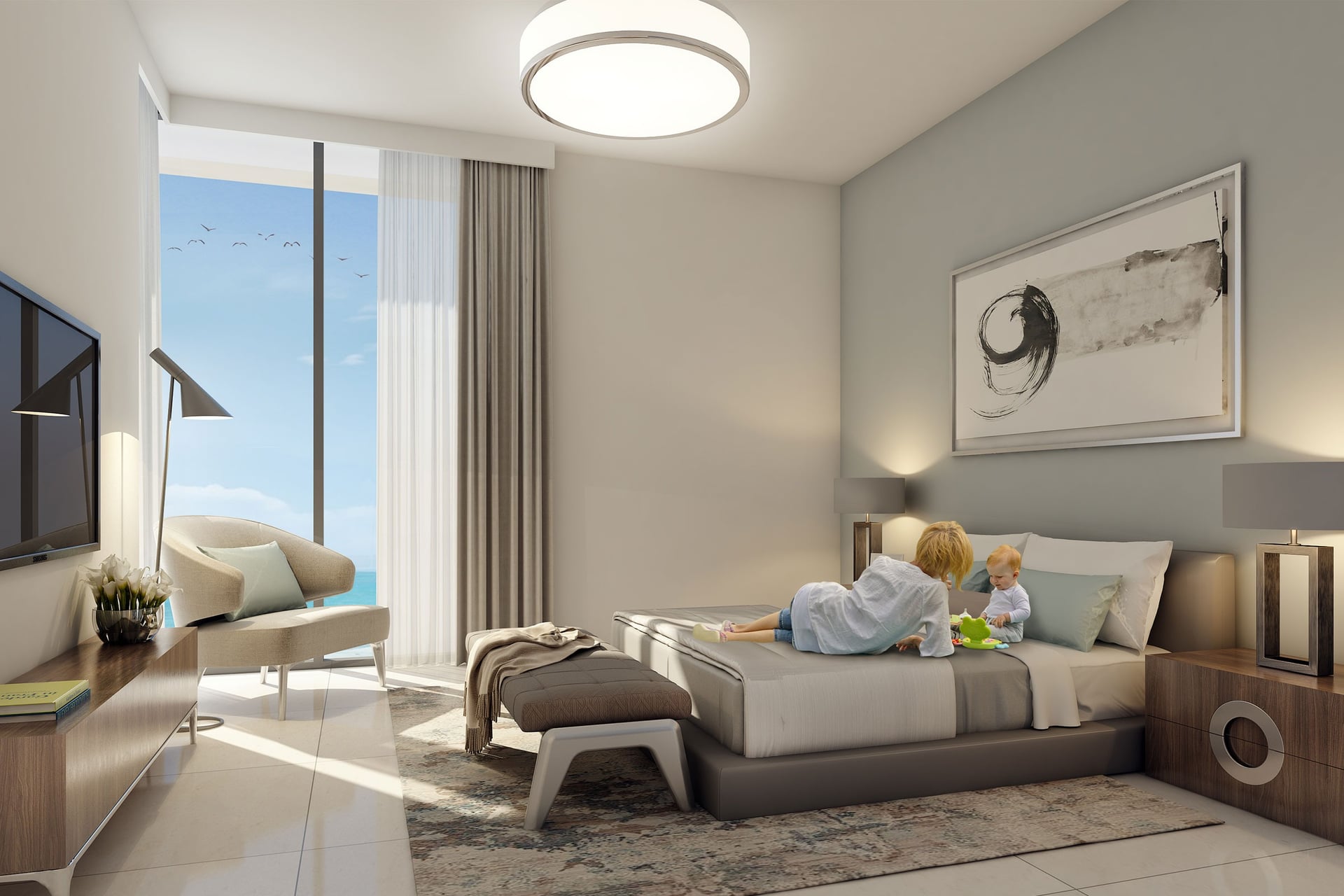 Blue Bay Walk by Ajmal Makan, image 4 of 9. Render supplied by developer.