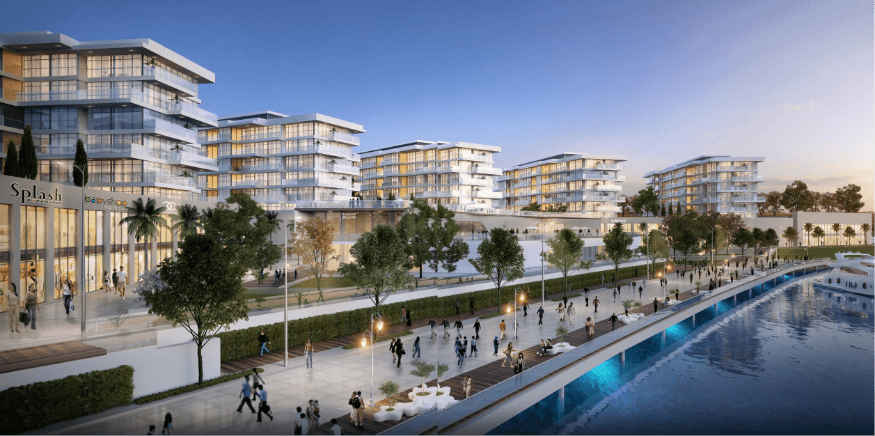 Blue Bay Walk by Ajmal Makan, image 1 of 9. Render supplied by developer.