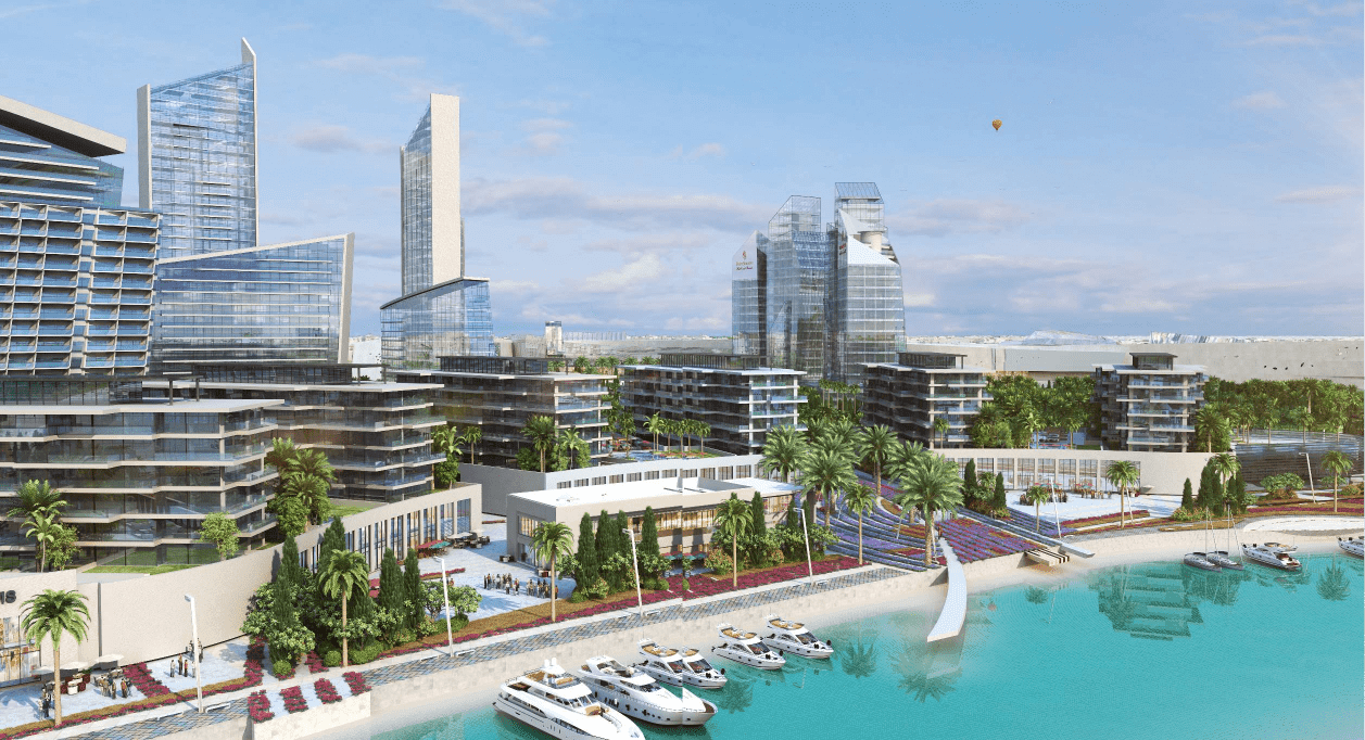 Blue Bay Walk by Ajmal Makan, image 2 of 9. Render supplied by developer.