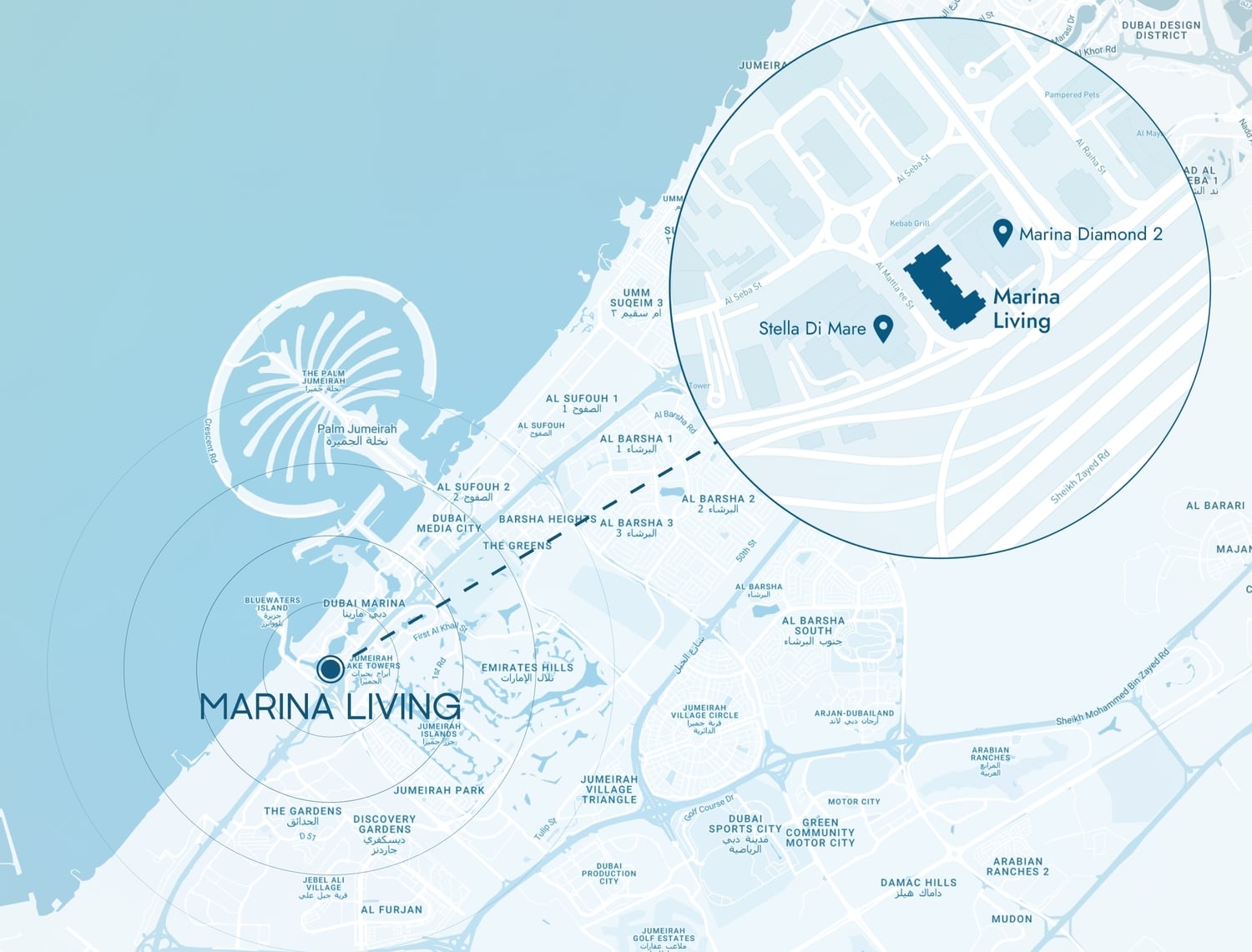 Marina Living by LMD, image 5 of 6. Render supplied by developer.