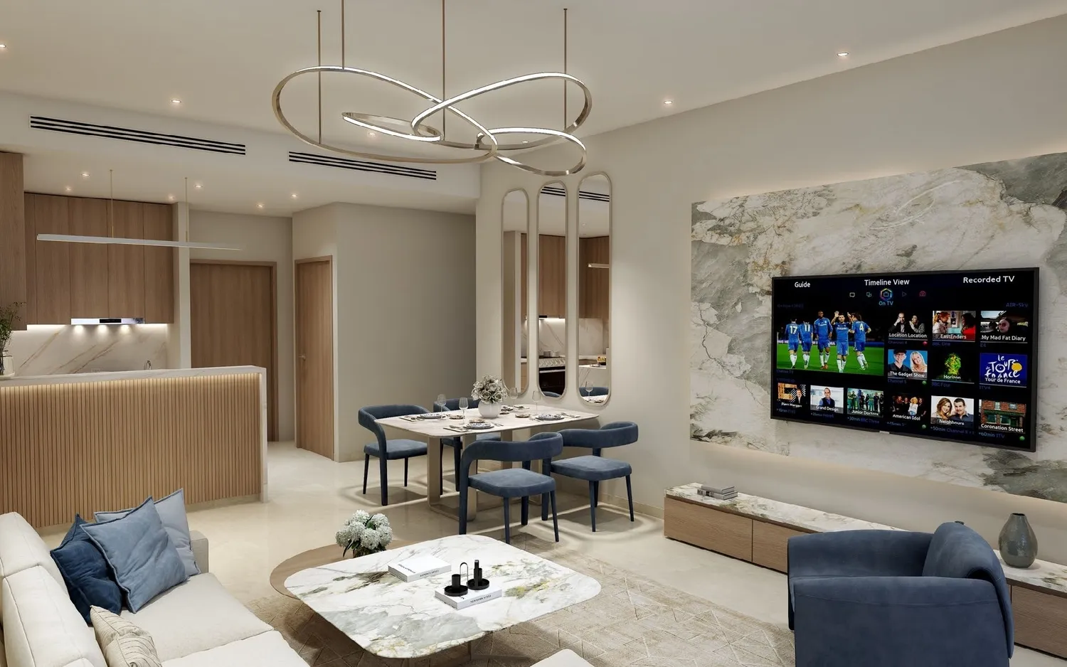 Valencia by Damac, image 6 of 10. Render supplied by developer.