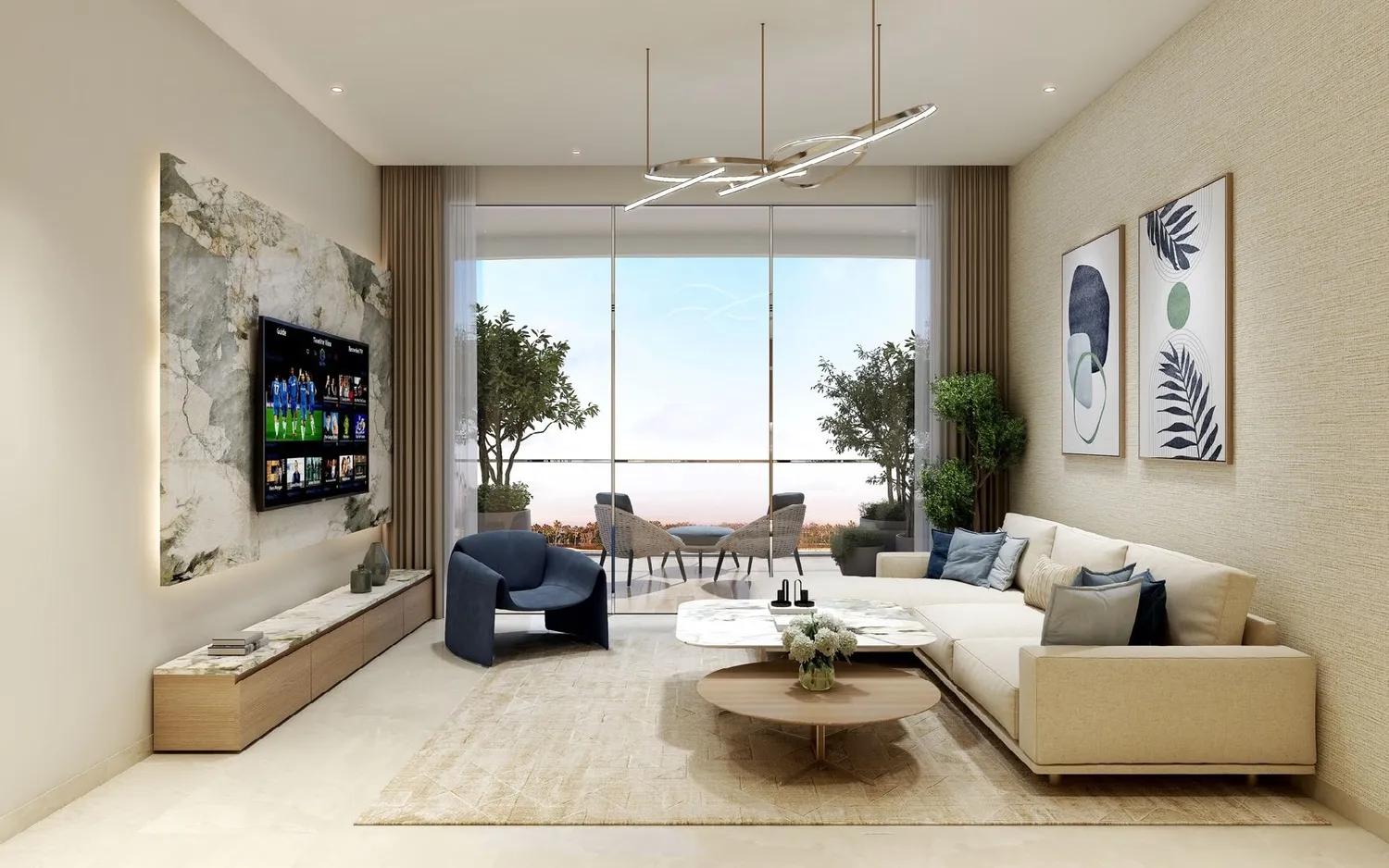 Valencia by Damac, image 7 of 10. Render supplied by developer.