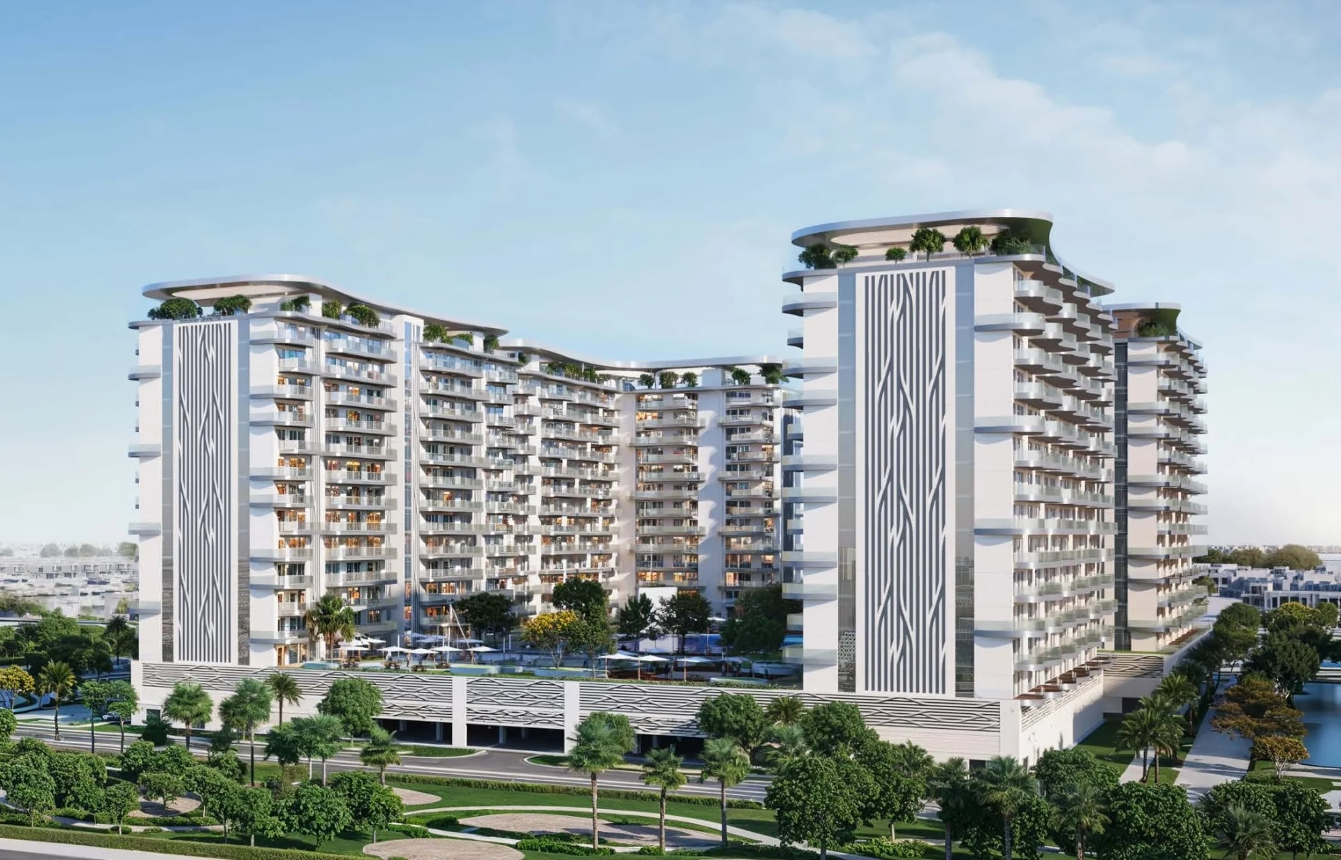 Valencia by Damac, image 3 of 10. Render supplied by developer.