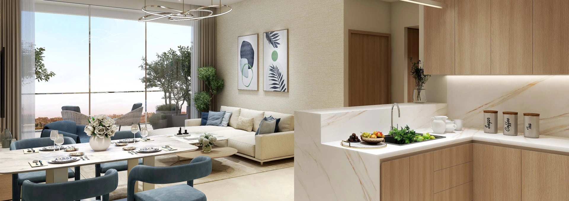 Valencia by Damac, image 9 of 10. Render supplied by developer.