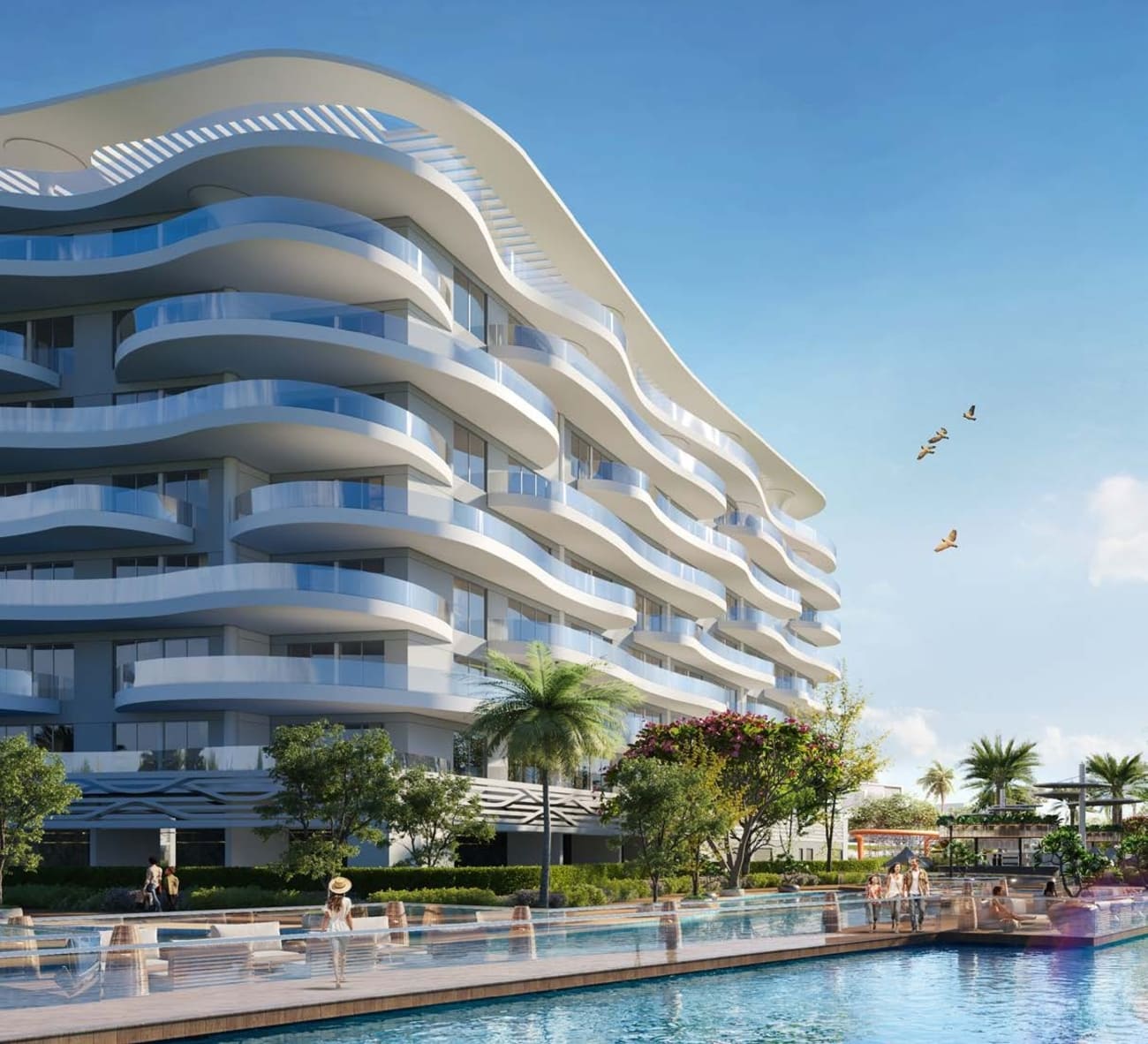 Damac Lagoons Views Phase 2, image 1 of 12. Render supplied by developer.