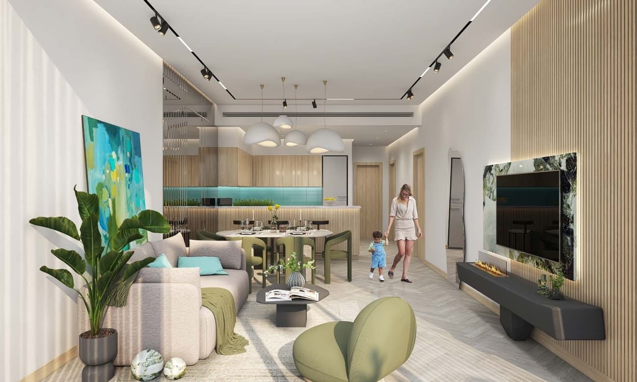 Damac Lagoons Views Phase 2, image 7 of 12. Render supplied by developer.