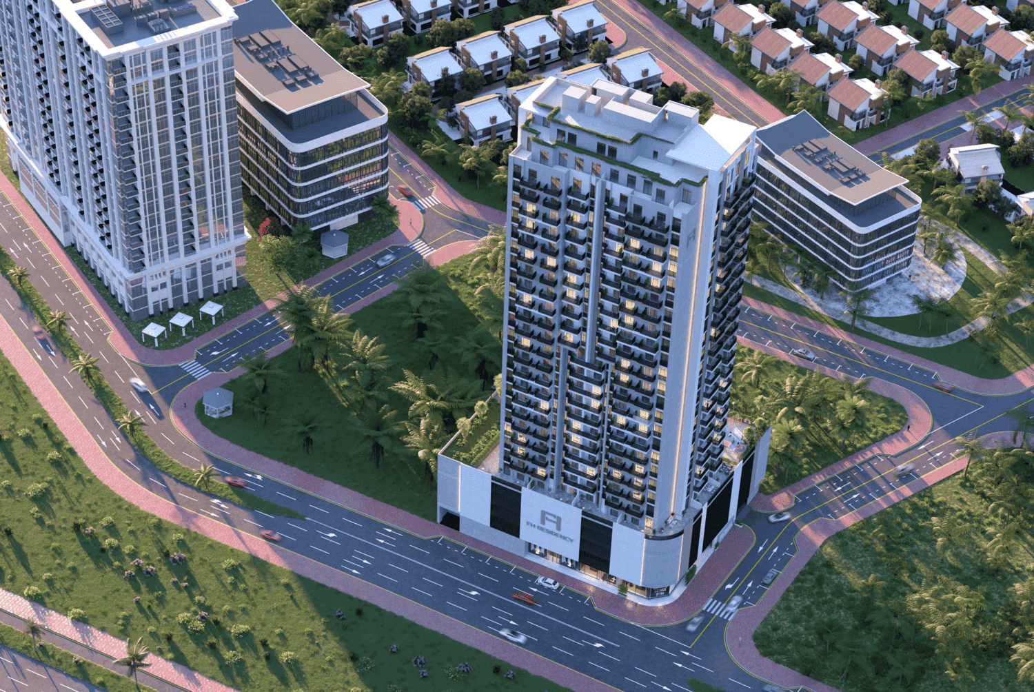 FH Residency by Forum Real Estate Development, JVT (Jumeirah Village Triangle). Render supplied by developer.