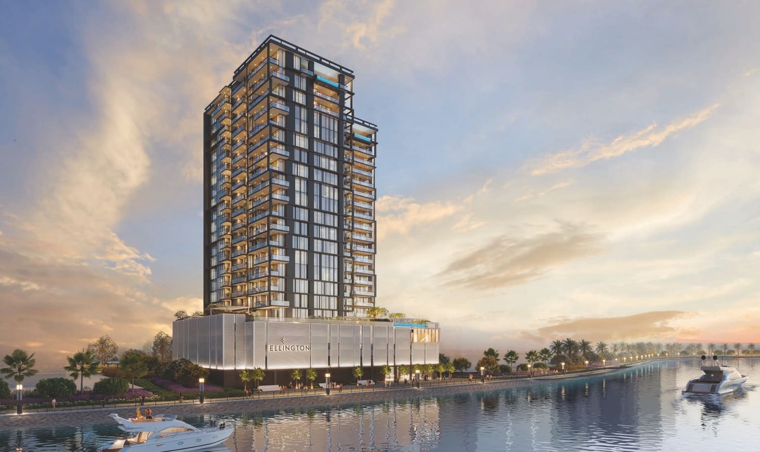 The Crestmark by Ellington, Business Bay. Render supplied by developer.
