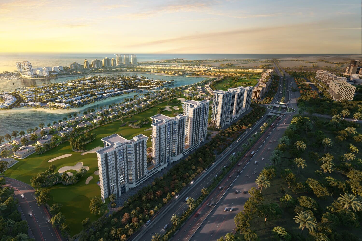 Al Hamra Greens by Al Hamra Real Estate Developer, image 1 of 10. Render supplied by developer.