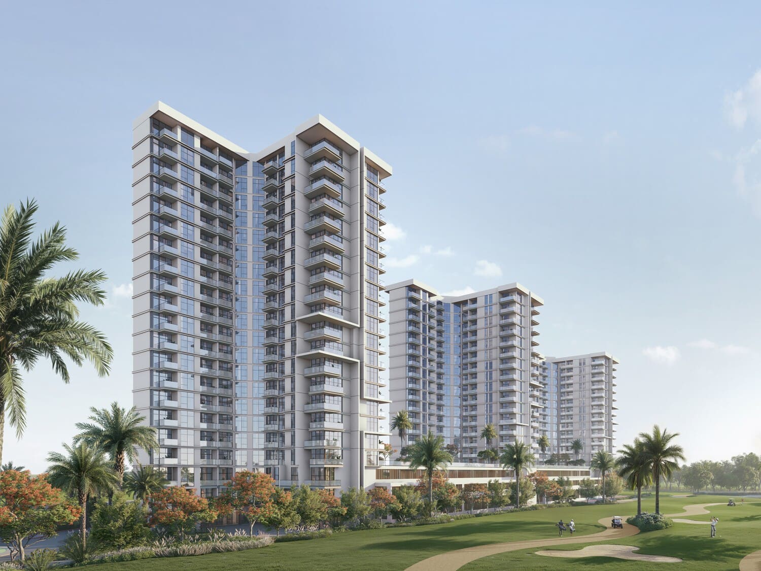 Al Hamra Greens by Al Hamra Real Estate Developer, image 3 of 10. Render supplied by developer.