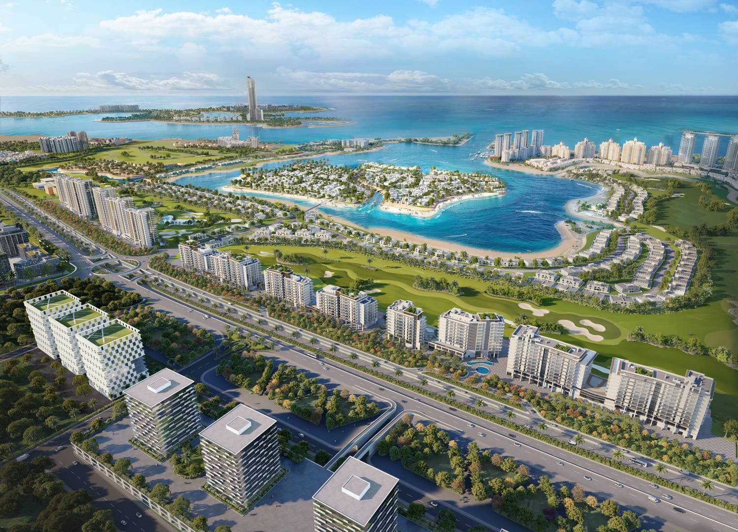 Al Hamra Greens by Al Hamra Real Estate Developer, image 4 of 10. Render supplied by developer.