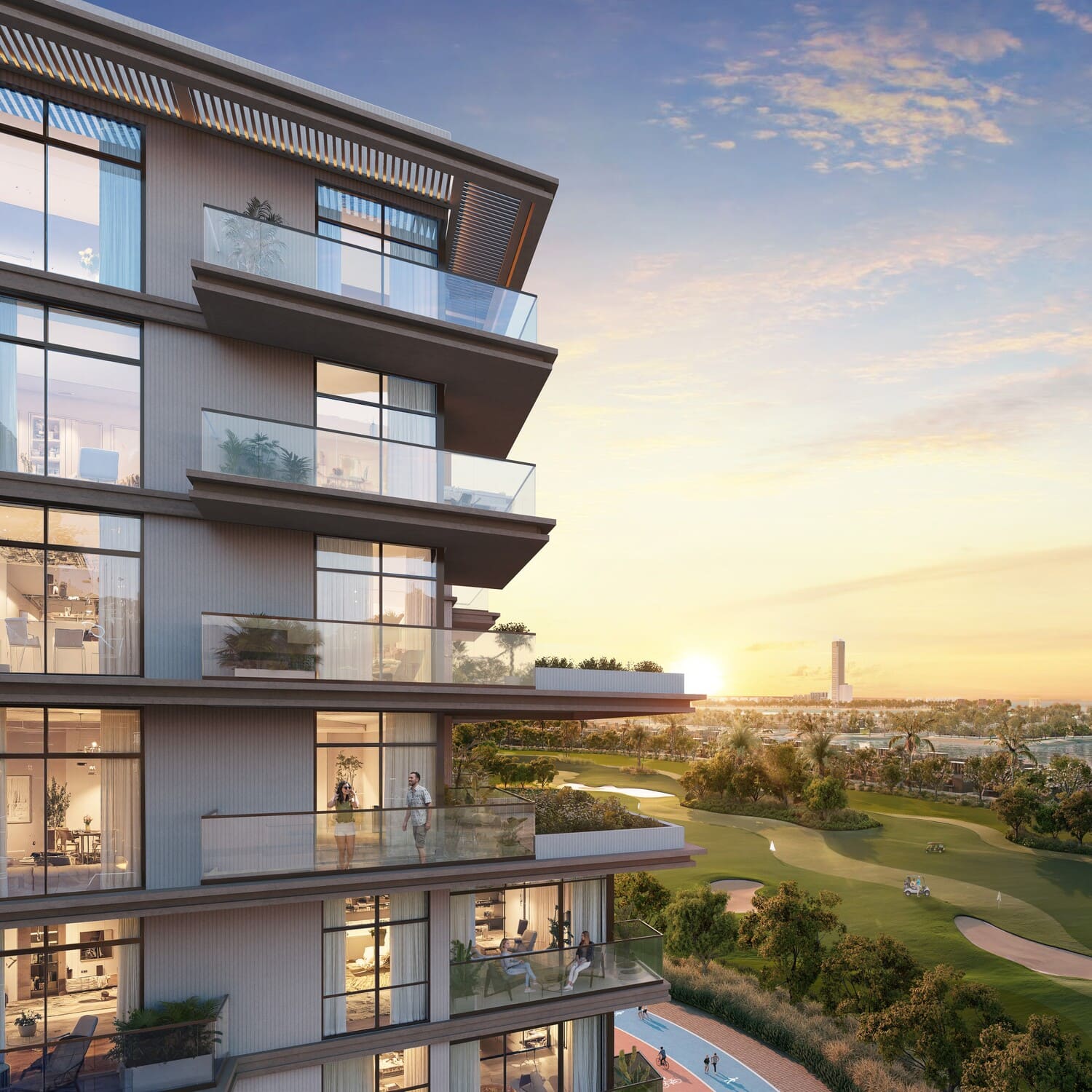 Al Hamra Greens by Al Hamra Real Estate Developer, image 5 of 10. Render supplied by developer.