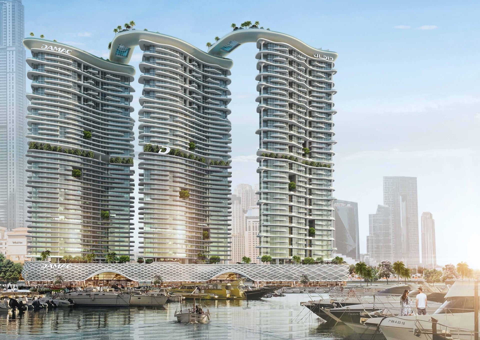 Damac Bay, image 1 of 23. Render supplied by developer.