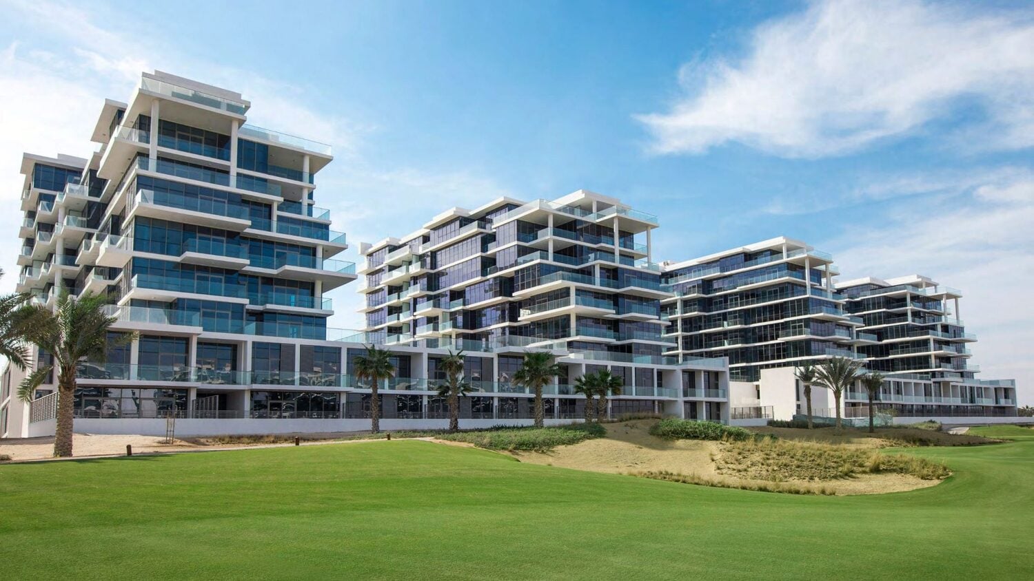 Damac Hills - Golf Promenade, Damac Hills. Render supplied by developer.