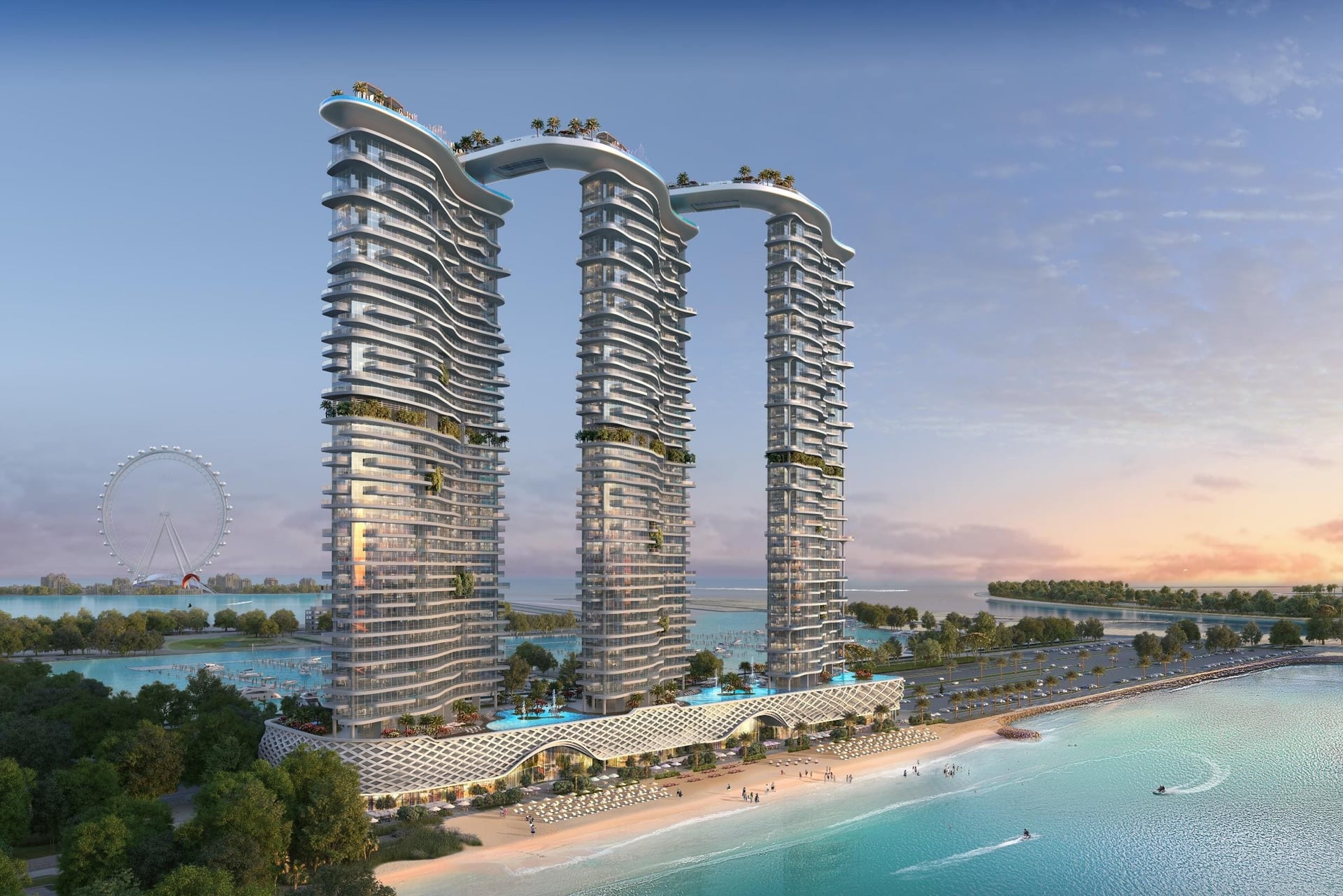 Damac Bay, image 8 of 23. Render supplied by developer.