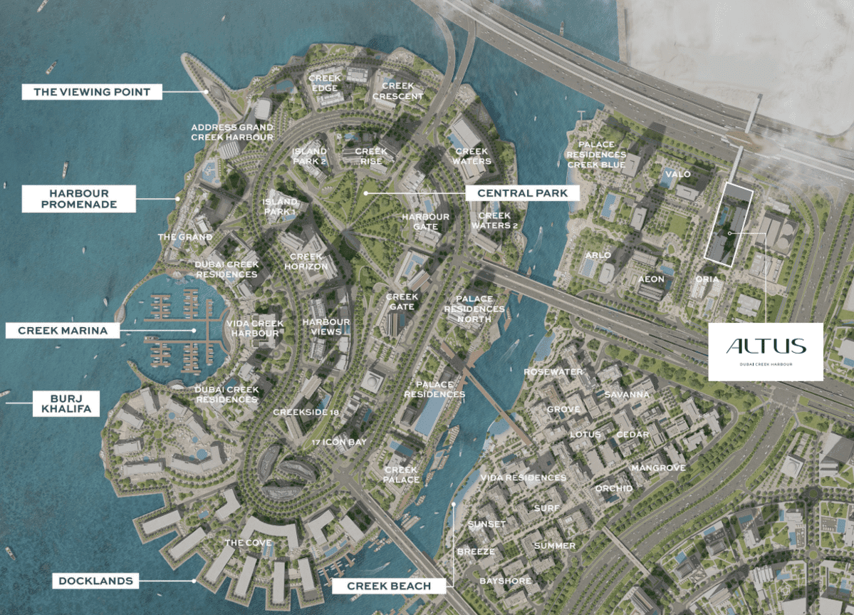 Altus by Emaar, image 5 of 6. Render supplied by developer.