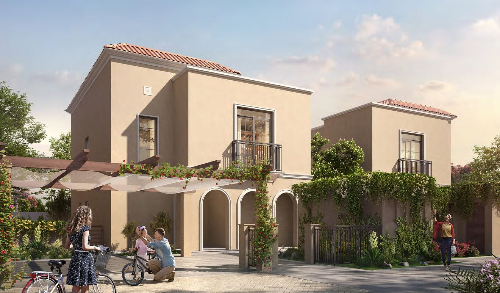 Yas Park Views by Aldar, image 2 of 11. Render supplied by developer.