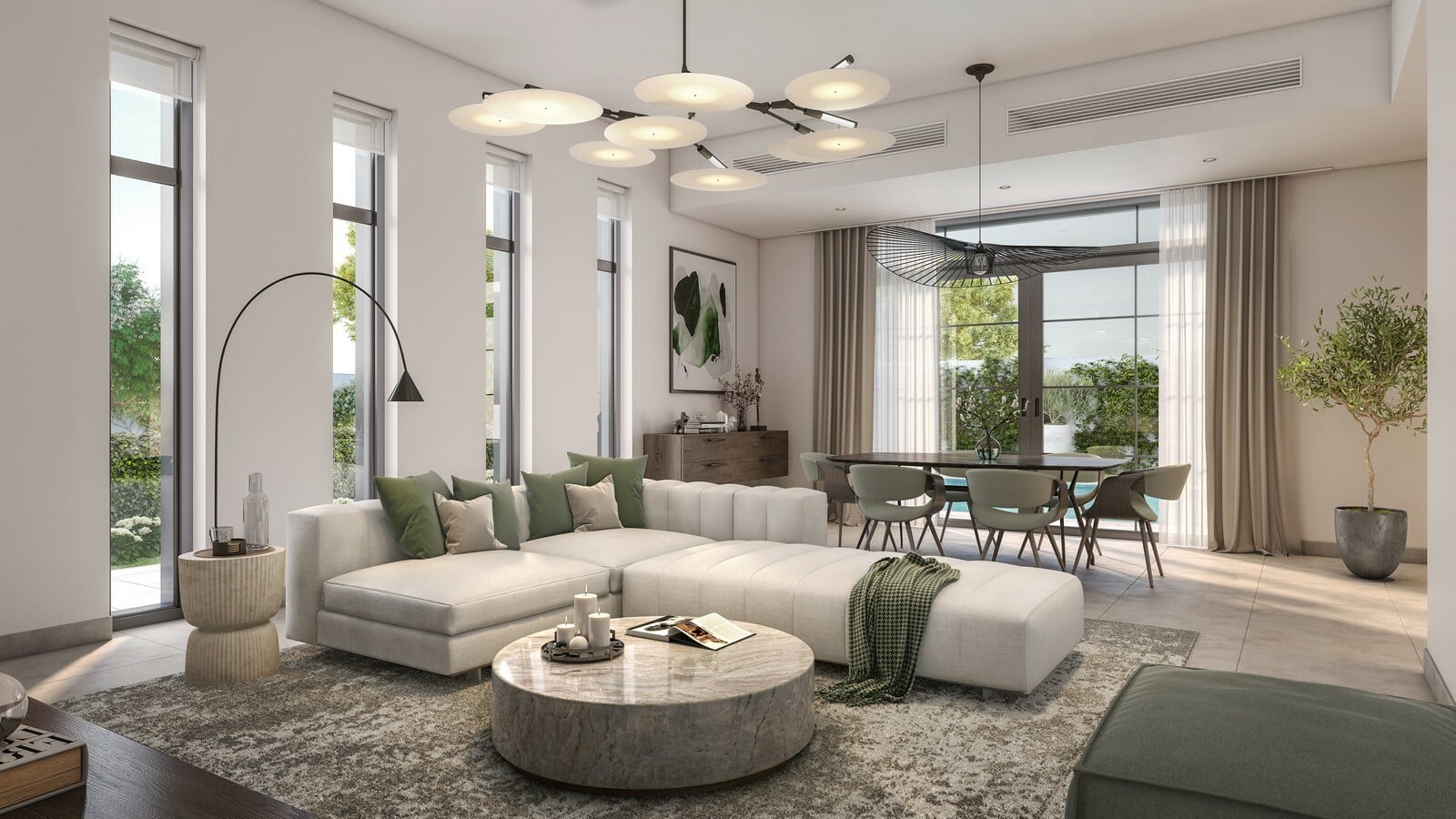 Yas Park Views by Aldar, image 5 of 11. Render supplied by developer.