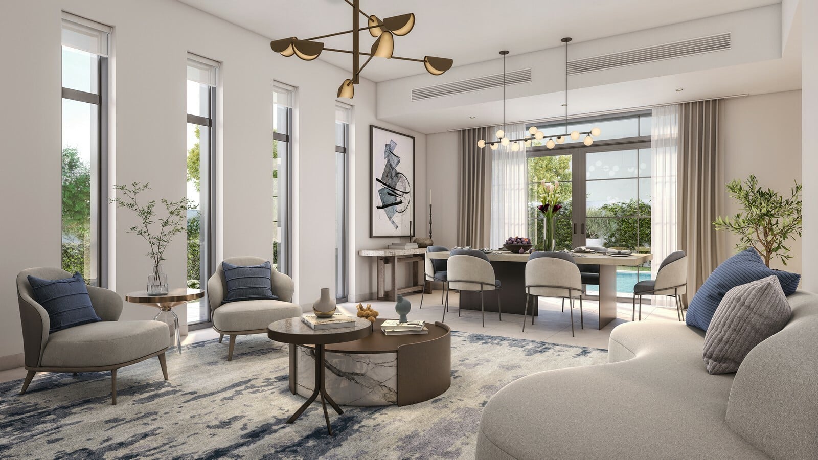 Yas Park Views by Aldar, image 6 of 11. Render supplied by developer.