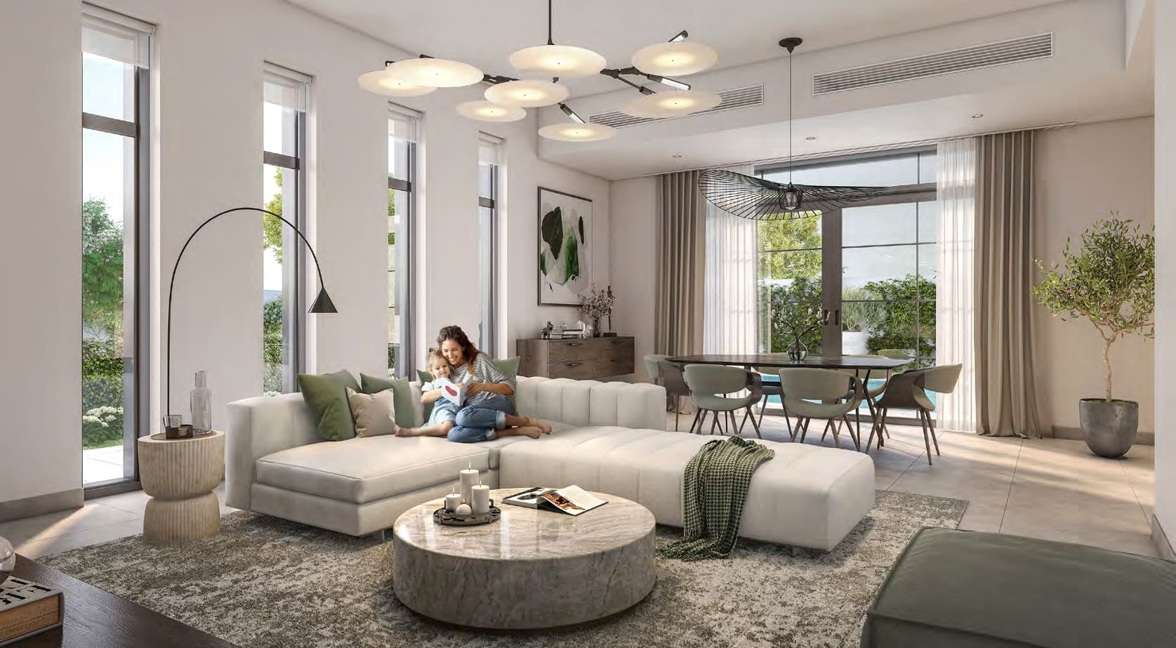 Yas Park Views by Aldar, image 9 of 11. Render supplied by developer.