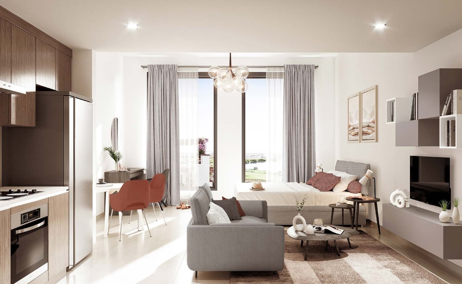 Yas Golf Collection by Aldar, image 5 of 14. Render supplied by developer.