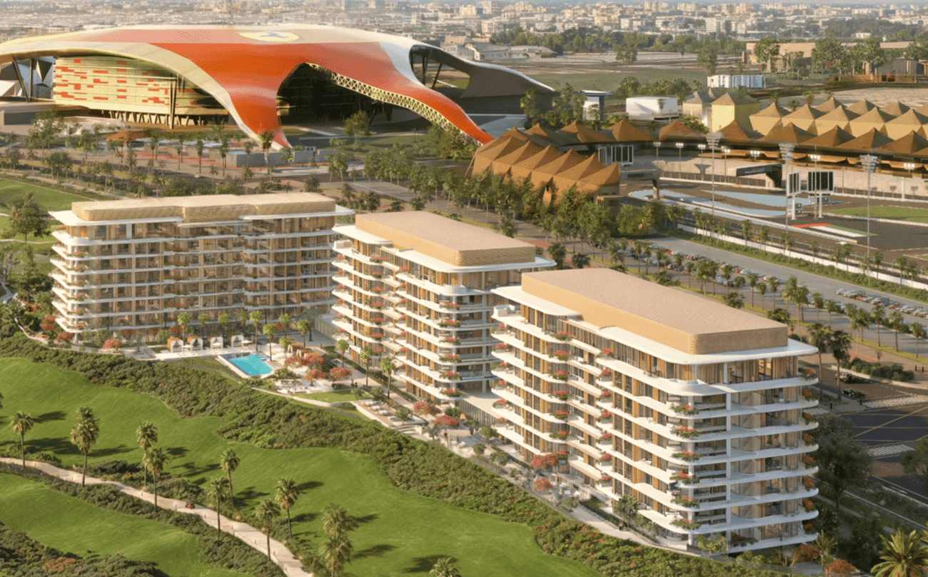 Waldorf Astoria Residences Yas by Aldar, image 1 of 15. Render supplied by developer.