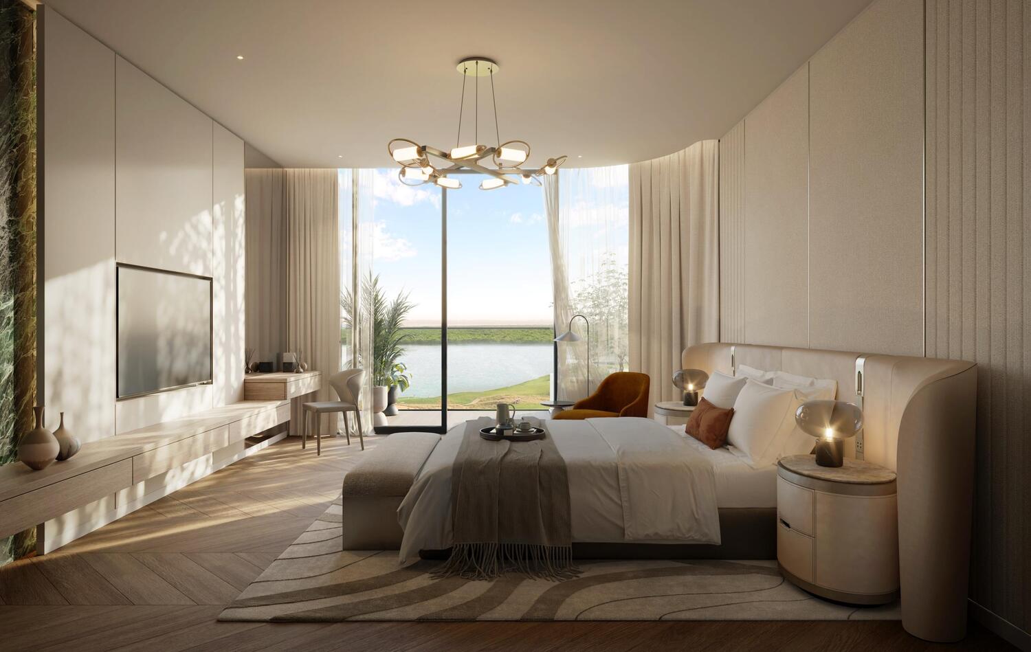 Waldorf Astoria Residences Yas by Aldar, image 10 of 15. Render supplied by developer.