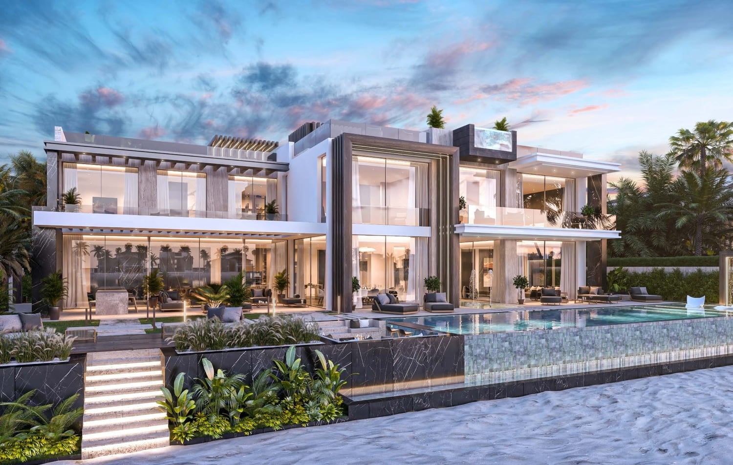 Villa Amaya by Amali Properties, Palm Jumeirah. Render supplied by developer.