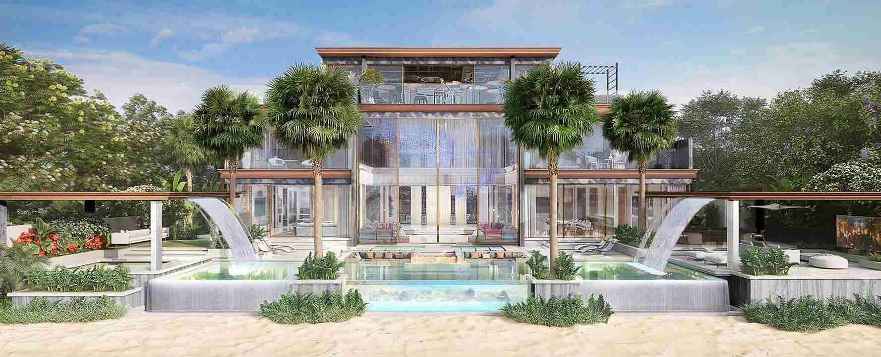 Villa Elaine by Amali Properties, Palm Jumeirah. Render supplied by developer.