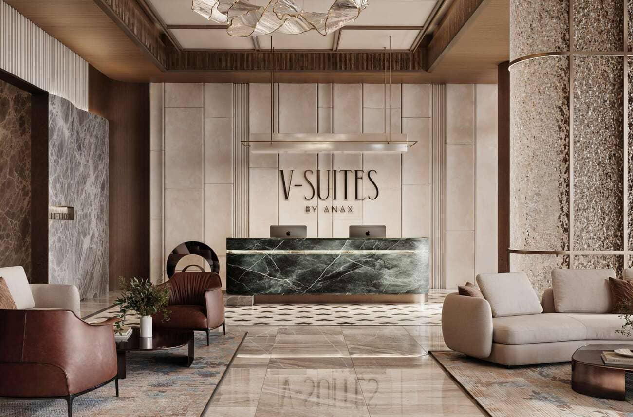 V-Suites by ANAX Developments, image 7 of 8. Render supplied by developer.