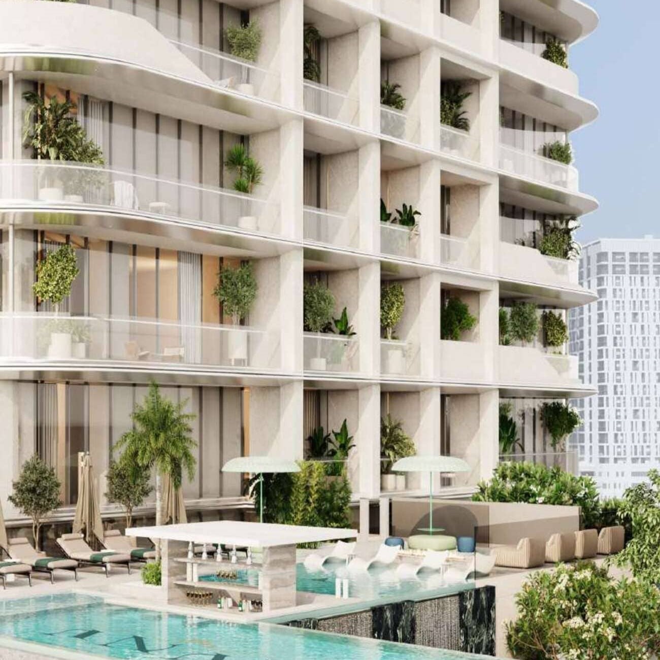 V-Suites by ANAX Developments, Business Bay. Render supplied by developer.
