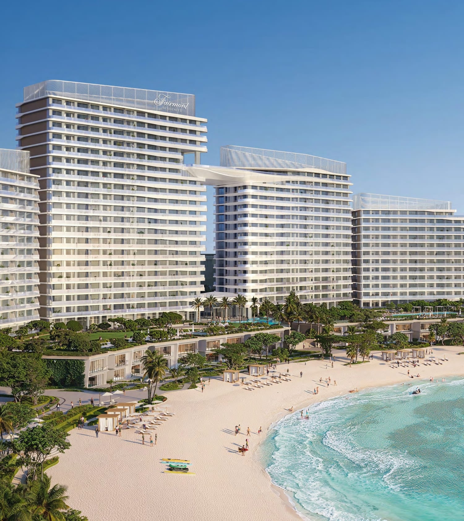 Fairmont Residences Al Marjan Island 1 & 2 by Ardee Developments, image 1 of 9. Render supplied by developer.