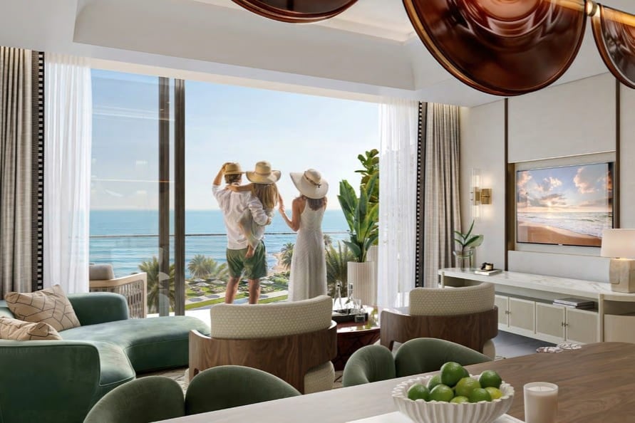 Fairmont Residences Al Marjan Island 1 & 2 by Ardee Developments, image 7 of 9. Render supplied by developer.
