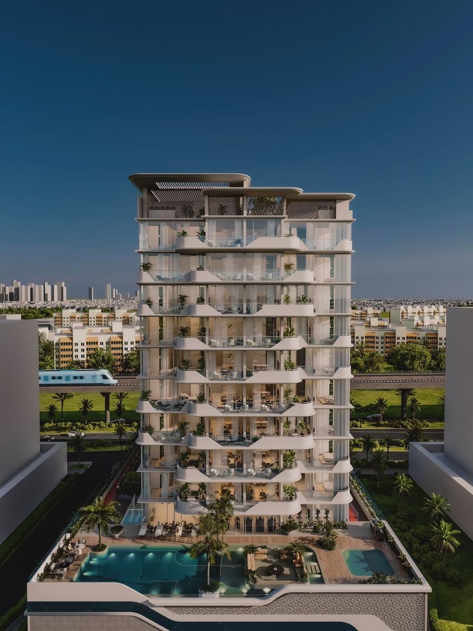 Evora Residences by ANAX Developments, image 1 of 9. Render supplied by developer.
