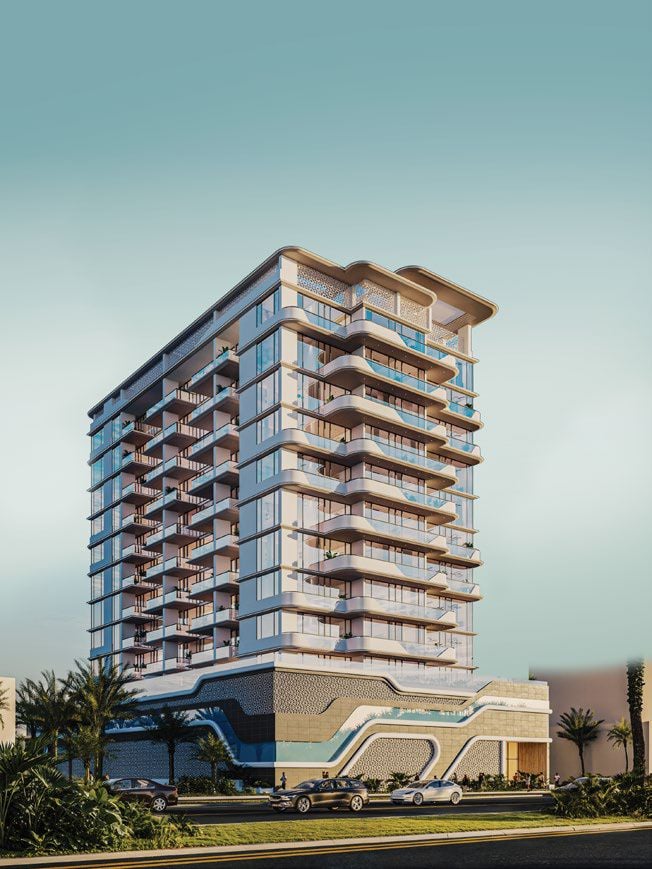Evora Residences by ANAX Developments, image 2 of 9. Render supplied by developer.