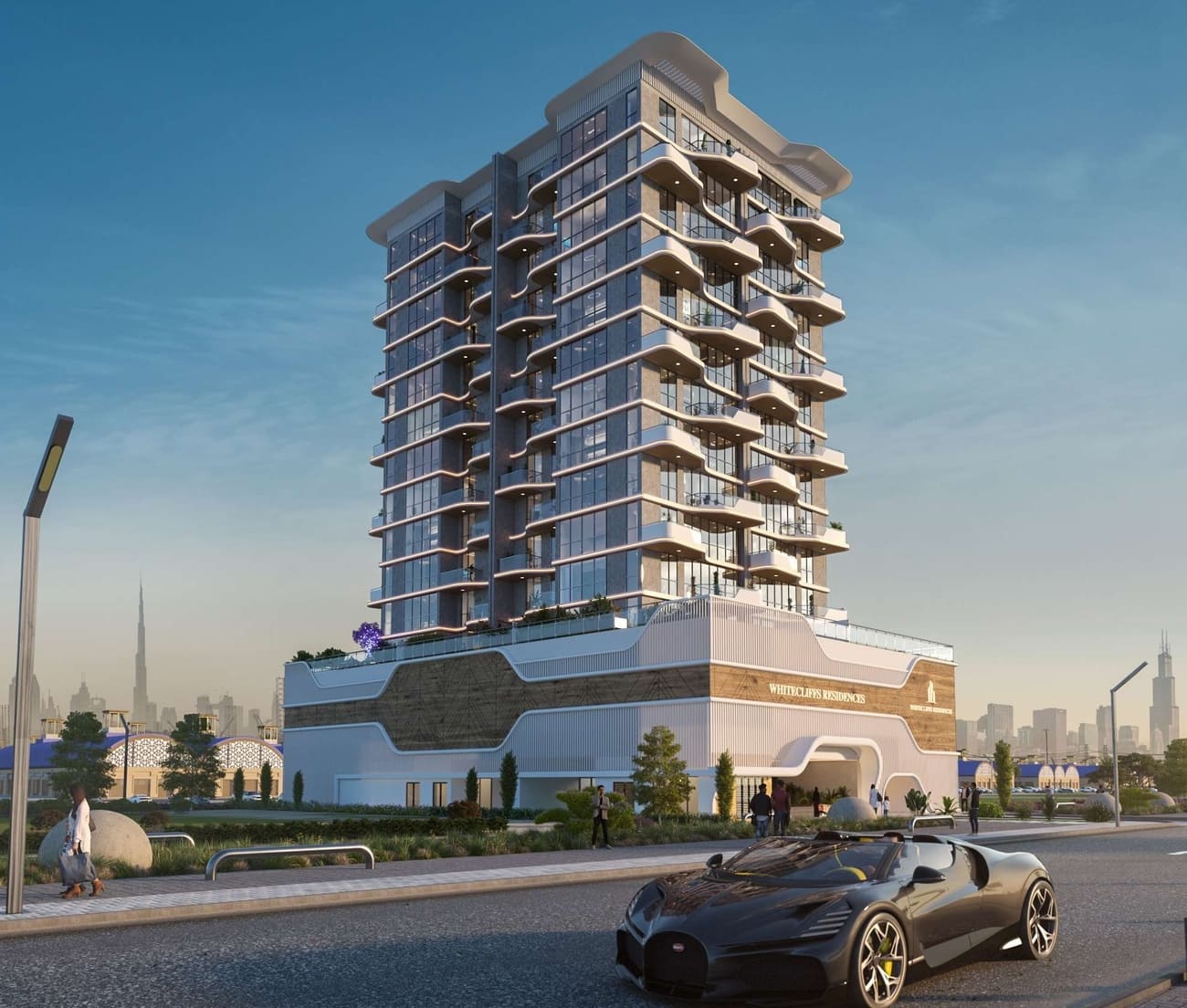 Whitecliffs Residences by AG Properties, Dubai Islands. Render supplied by developer.