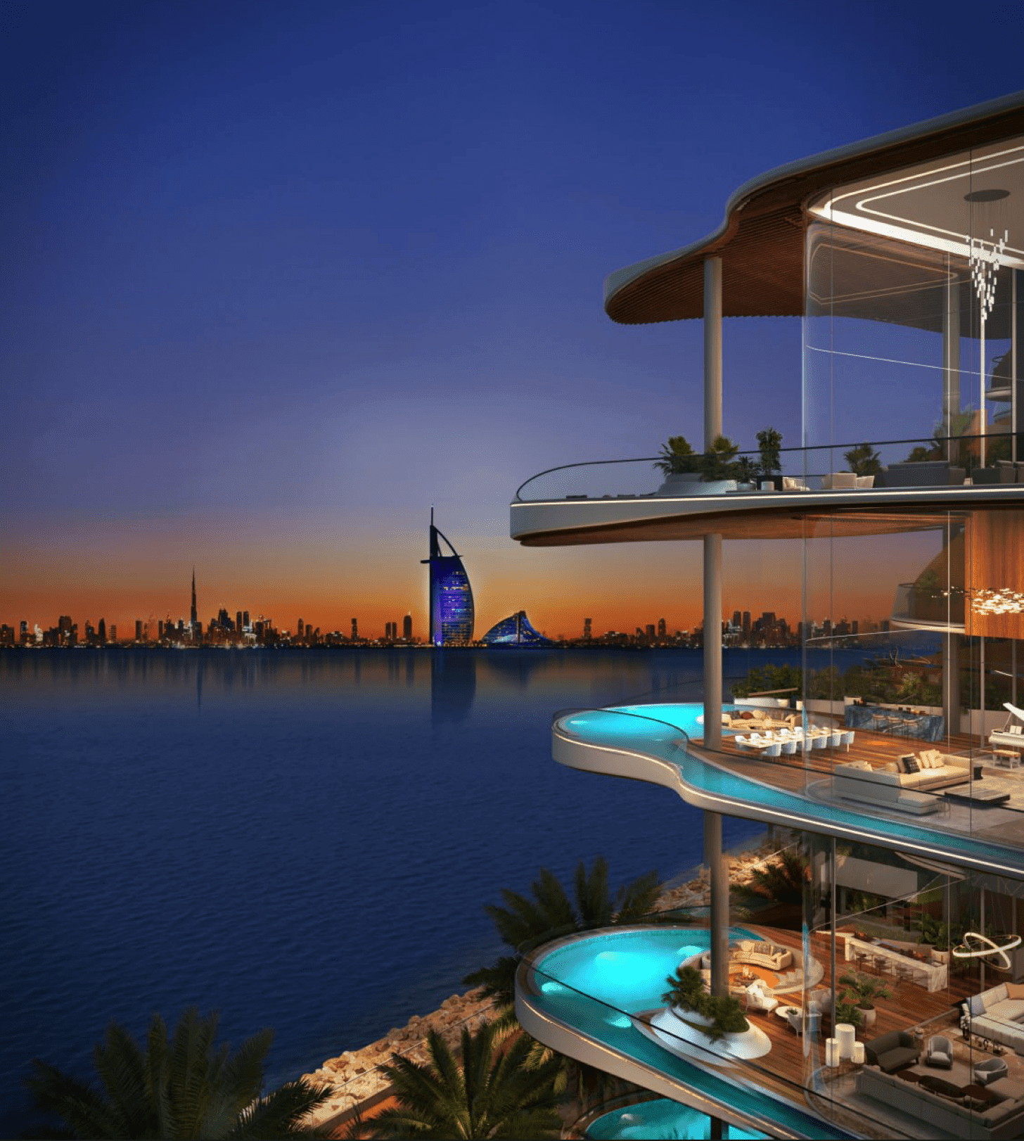 One Crescent Palm by AHS Properties, image 2 of 6. Render supplied by developer.