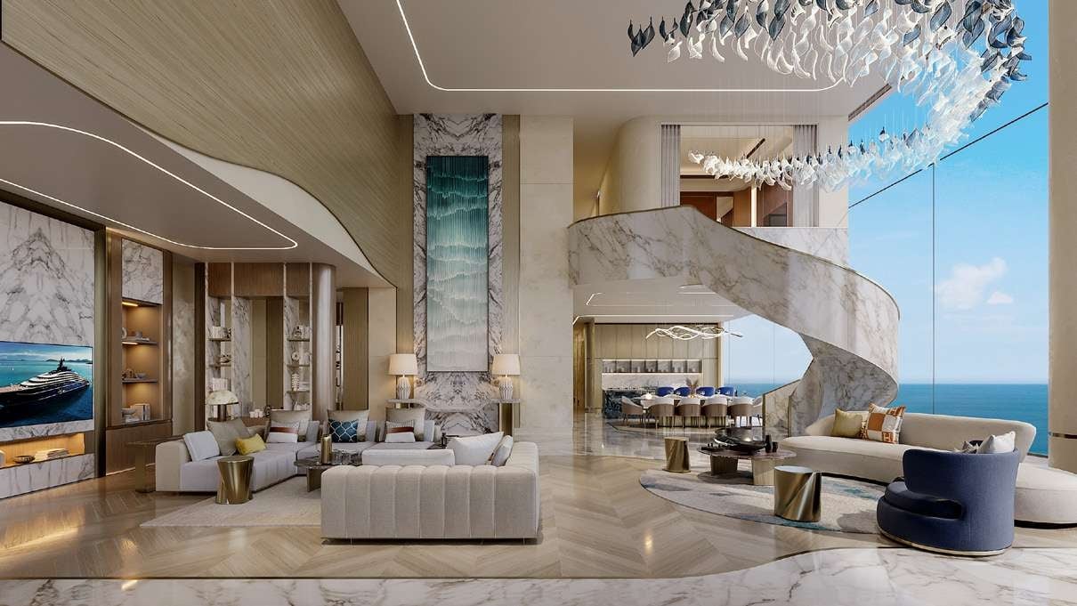One Crescent Palm by AHS Properties, image 5 of 6. Render supplied by developer.