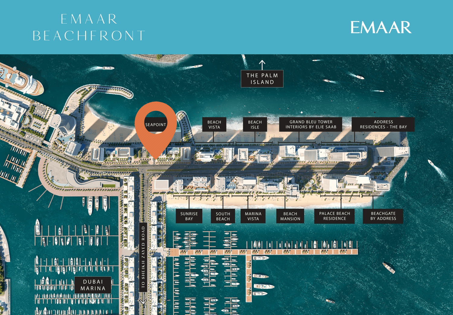 Seapoint by Emaar, image 4 of 4. Render supplied by developer.