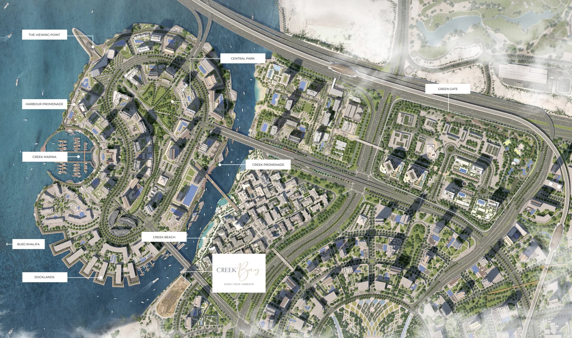 Creek Bay by Emaar, Dubai Creek Harbour. Render supplied by developer.