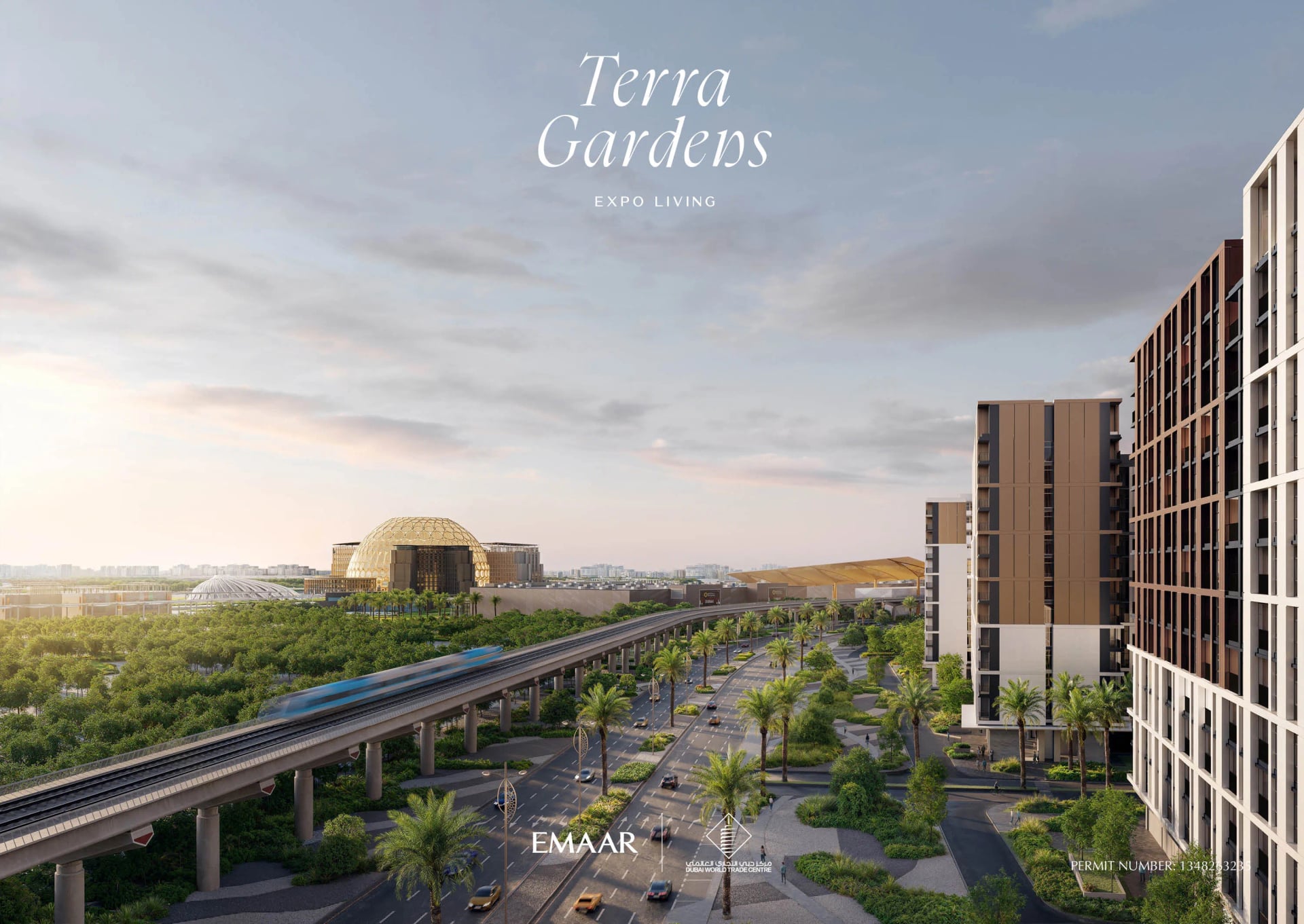 Terra Gardens by Emaar, image 1 of 6. Render supplied by developer.