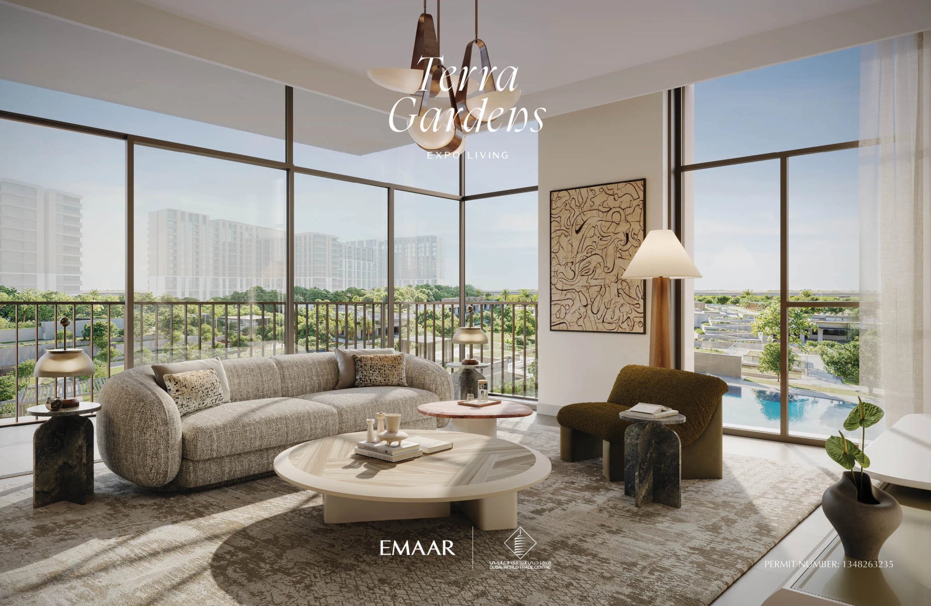Terra Gardens by Emaar, image 4 of 6. Render supplied by developer.