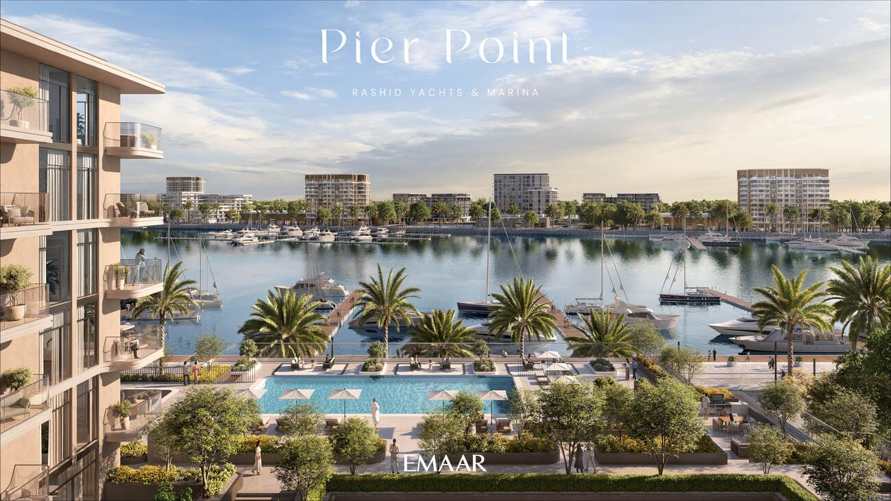Pier Point by Emaar, image 1 of 9. Render supplied by developer.