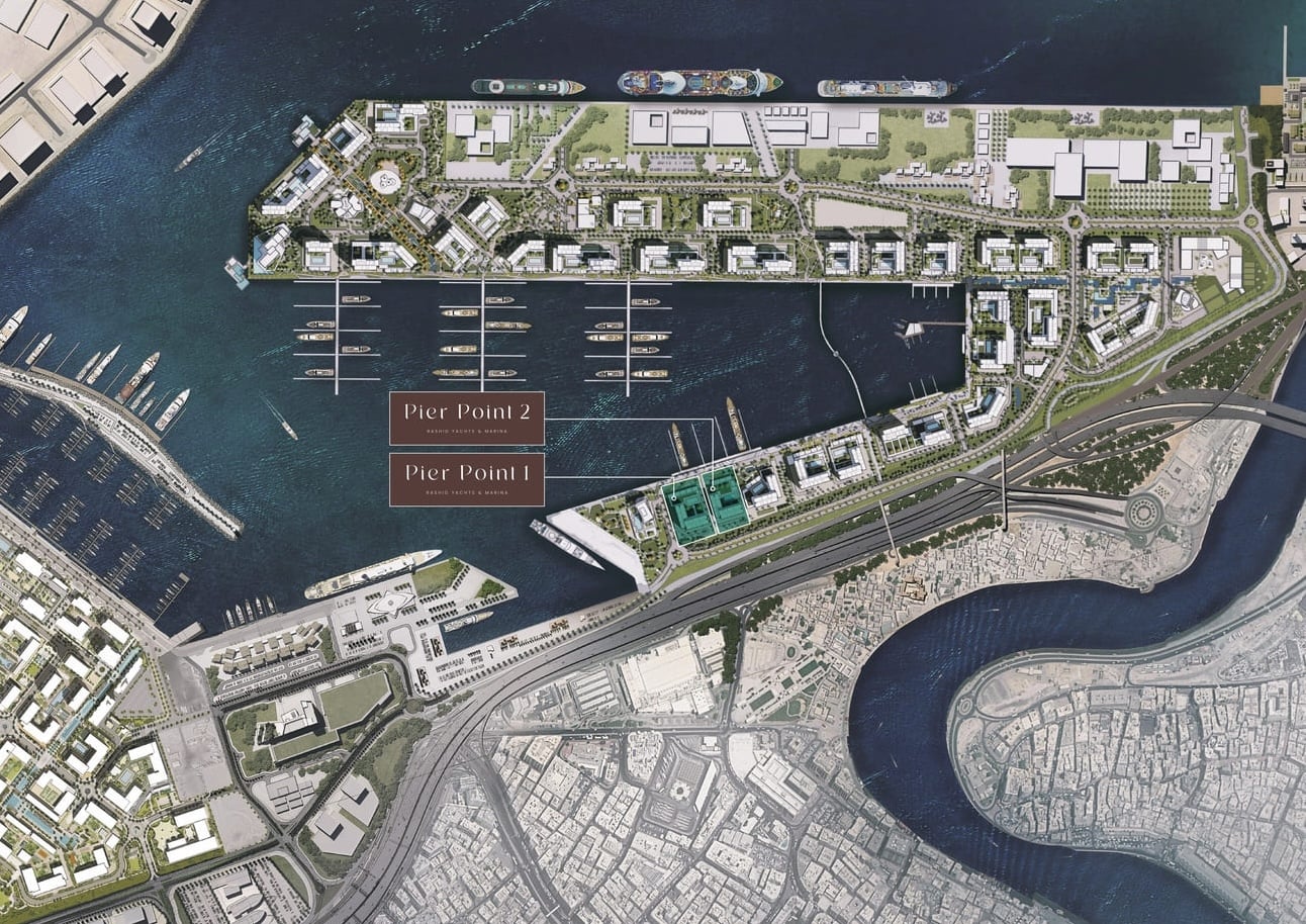 Pier Point by Emaar, image 8 of 9. Render supplied by developer.
