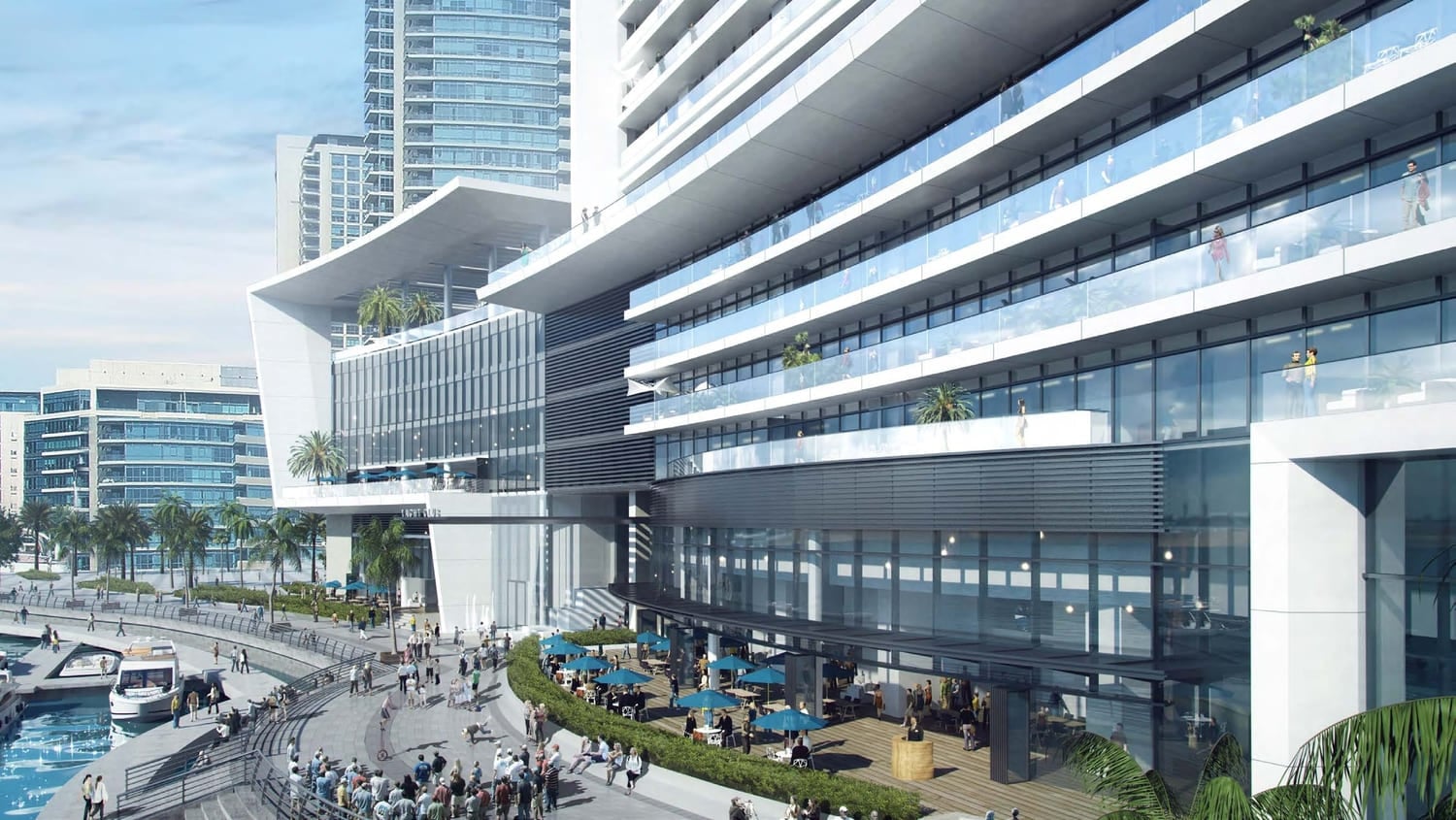 Vida Dubai Marina by Emaar, image 1 of 12. Render supplied by developer.