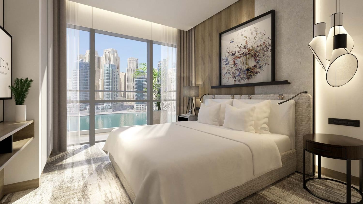Vida Dubai Marina by Emaar, image 9 of 12. Render supplied by developer.