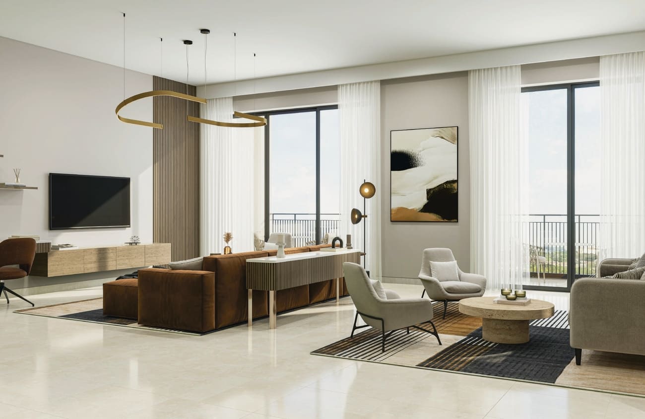 Marriott Residences Sheikh Zayed Road by Al Ali Property Investment (API), image 2 of 6. Render supplied by developer.