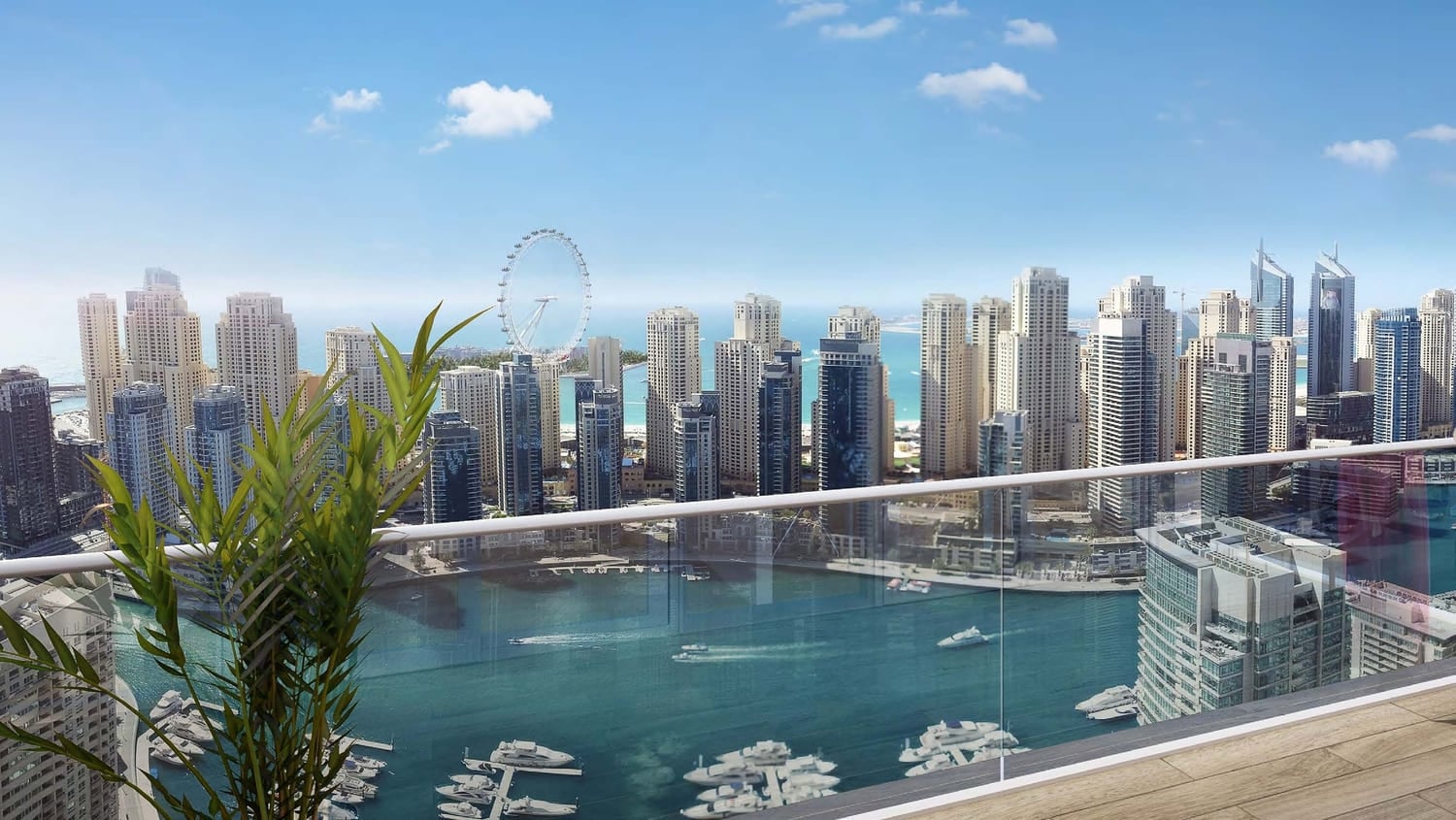 Vida Dubai Marina by Emaar, image 5 of 12. Render supplied by developer.
