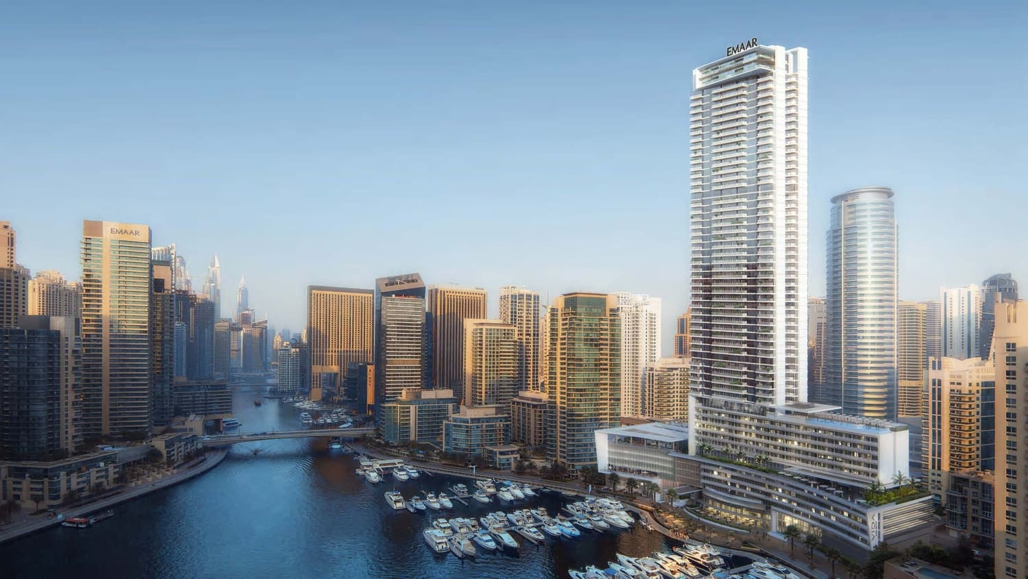 Vida Dubai Marina by Emaar, image 6 of 12. Render supplied by developer.
