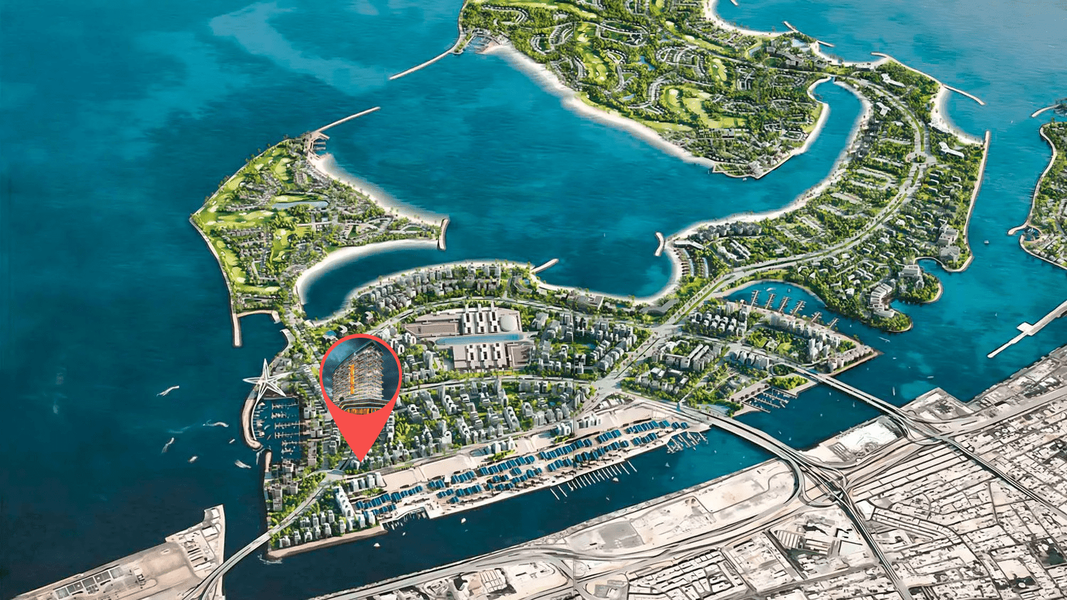 Ocean Tower by Ahmed Al Ansari Real Estate Development, image 14 of 17. Render supplied by developer.